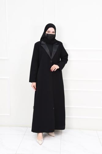 عباية جاكيت شتوية رسمية بتفاصيل بوتجية