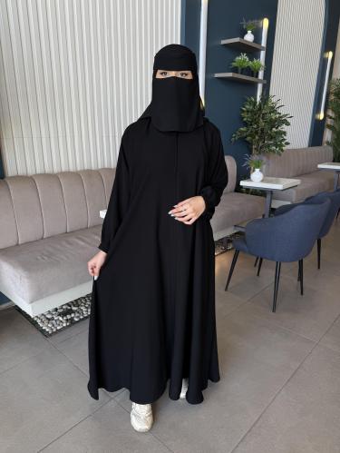 عباية رمضان + نقاب إسلامي + طرحة