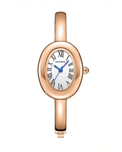 ساعة الاناقة باللون النحاسي