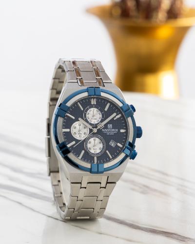 كرونو غراف متفردة فضي