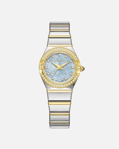 ساعة تمنح مظهراً أنثوياً جذاباً باللون المكس