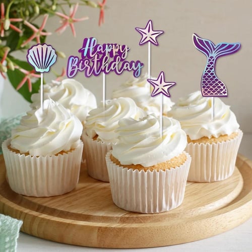 زينة الكيك من حورية البحر