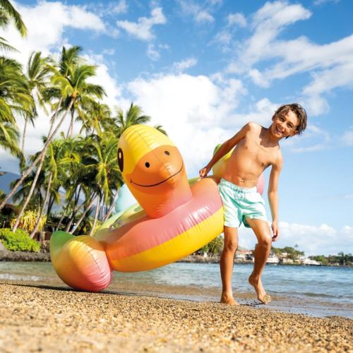 Intex - Baby Duck Ride-On inflatable pool Float -...