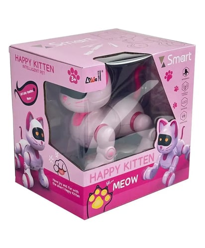 روبوت تحكم عن بعد الذكي- قطة صغيرة سعيدة