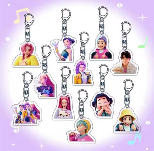 ميدالية شخصيات كي بوب K-pop keychain