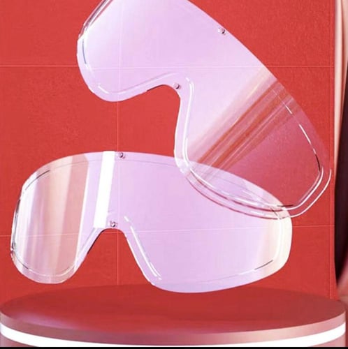 نظارات سباحة + مشبك أنف + سدادات الأذن ضد الضباب و...