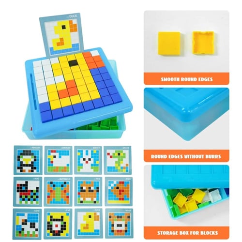 مجموعة بناء الفسيفساء 175 قطعة