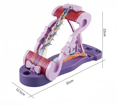 ماكينة حياكة المجوهرات واساور الصداقة - لعبة تعليم...