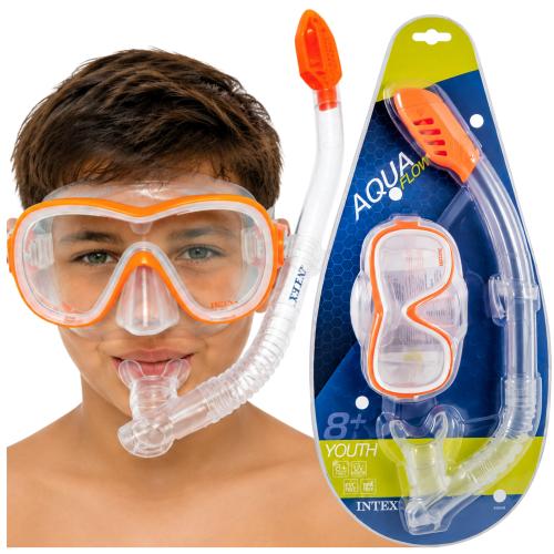 INTEX AquaFlow Youth Snorkel & Mask Set