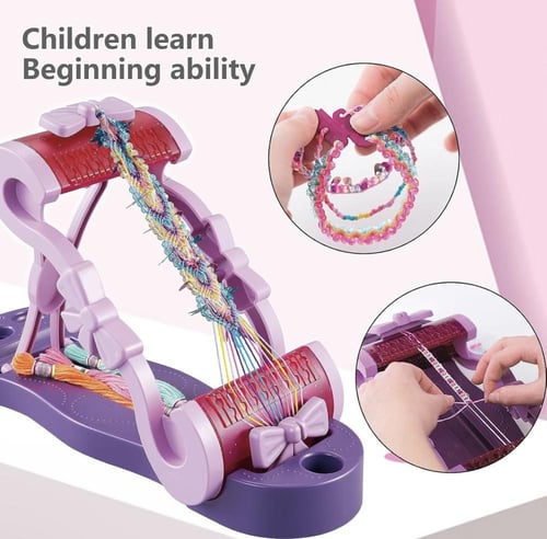 ماكينة حياكة المجوهرات واساور الصداقة - لعبة تعليم...