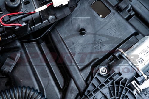 جرم ديكور باب داخلي يسار - اصلي مستخدم2020