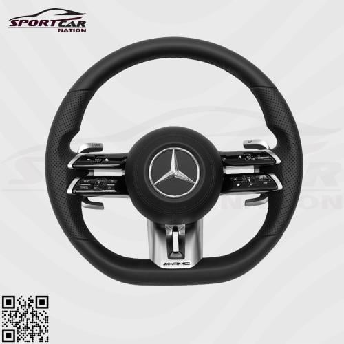 طارة جلد اسود AMG مرسيدس بنز 2025