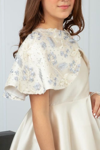 فستان سهرة للسن المحير ميكادو بيج