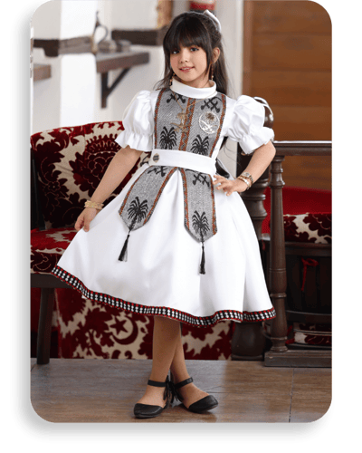 فستان سدو يوم التأسيس بناتي