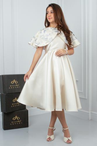 فستان سهرة للسن المحير ميكادو بيج