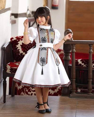 فستان سدو يوم التأسيس بناتي