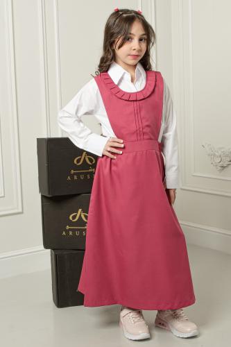 مريول المتوسطة كسرات دائرية على الرقبة