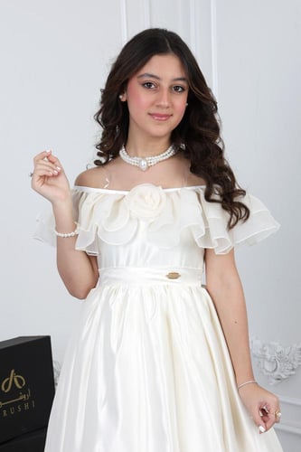 فستان بناتي سكري كسرات أورجينزا