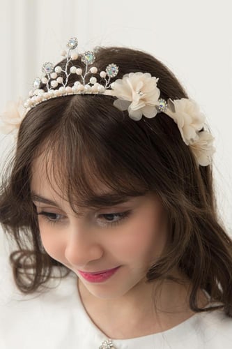 فستان تسنيم الأنيق أورجينزا مشجر ورود موف .. فستان...