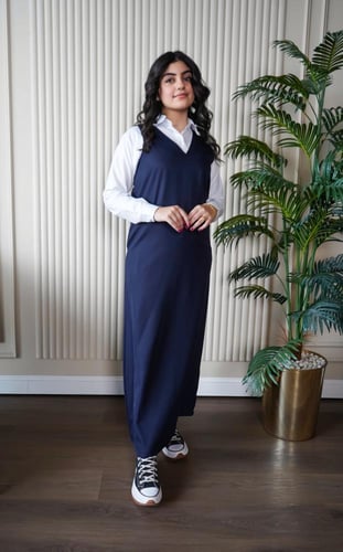 مريول مدرسي بناتي ثانوية سادة