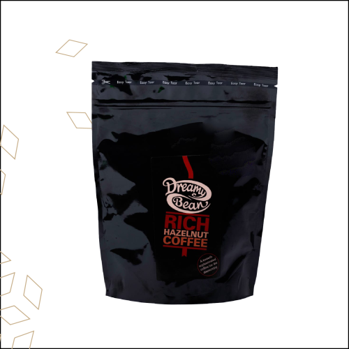 قهوة مطحونة بنكهة البندق الغنية