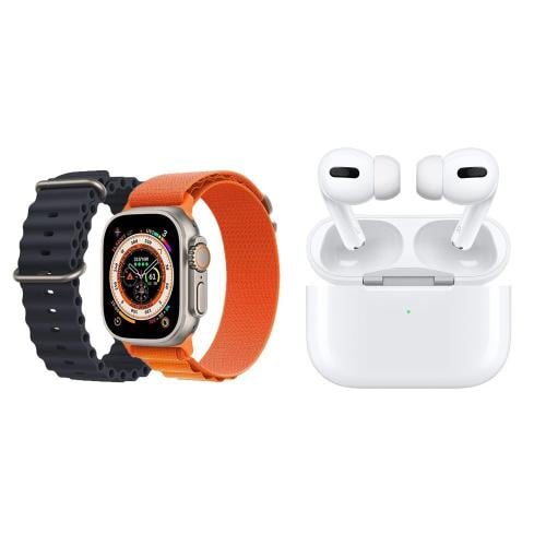 باستك - ساعة الترا 8 الذكية + سماعة إيربودز برو