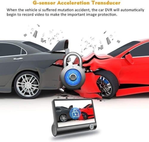 كاميرا سيارة من دينكس ثنائية العدسة بدقة عالية