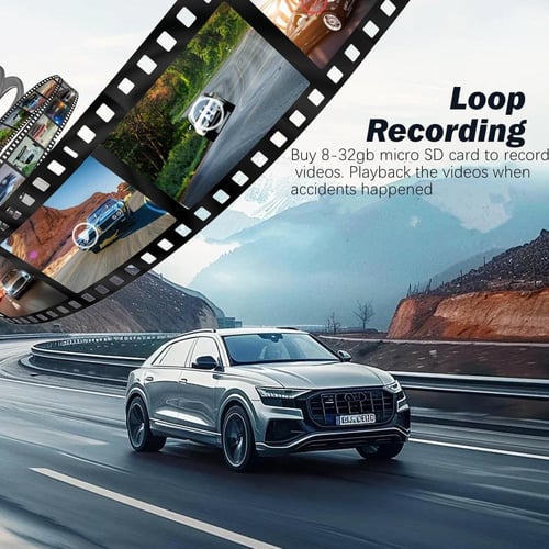 كاميرا سيارة من دينكس ثنائية العدسة بدقة عالية