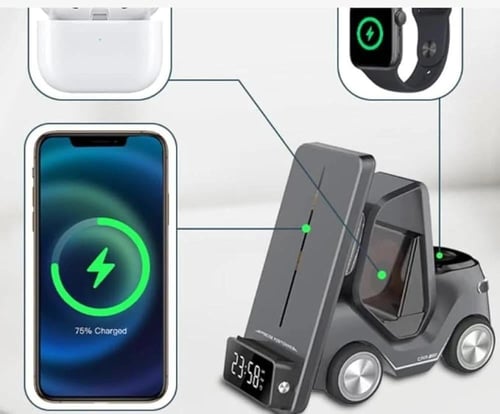 شاحن لاسلكي 5 في 1 من JVC Pro