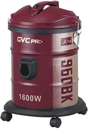 GVC PRO - مكنسة برميل 18 لتر بقوة 1600 واط موديل G...
