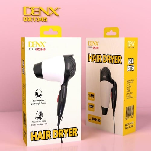 استشوار مجفف شعر 1500 واط من دينكس