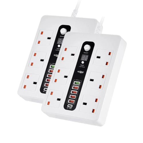 توصيلة كهرباء ذكية 3 متر مع مؤقت تشغيل من باستك