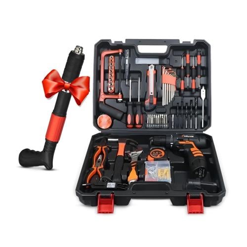 حقيبة أدوات التصليح المتكاملة 55 قطعة + مثقاب مسام...