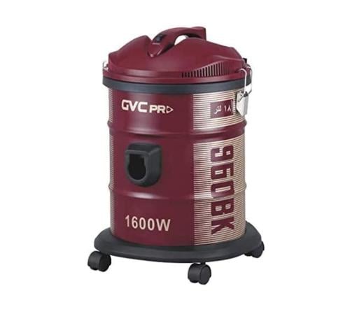 GVC PRO - مكنسة برميل 18 لتر بقوة 1600 واط موديل G...