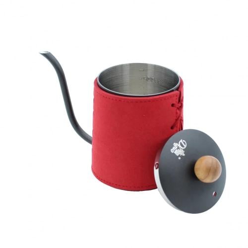 ابريق ترشيح قهوة 500 مل بدون مقبض بجلد عازل حرارة