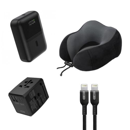 بكج السفر باوربانك 10000 ملي امبير مع فيش عالمي وو...