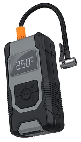 منفاخ هواء لاسلكي 120 واط مع شاحن متنقل وكشاف LED