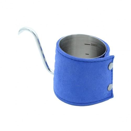 ابريق ترشيح قهوة 200 مل بدون مقبض بجلد عازل حرارة