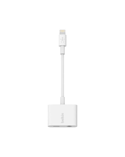 Belkin وصلة Lightning إلى AUX مع منفذ شحن لأجهزة A...