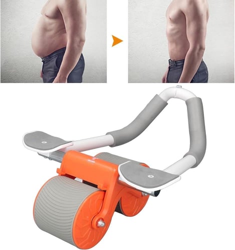 Denx - عجلة تمارين البطن مع ارتداد تلقائي ودعم للك...