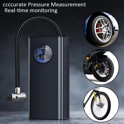 جهاز نفخ الإطارات الذكي لاسلكي جهاز عملي و قوي لنف...