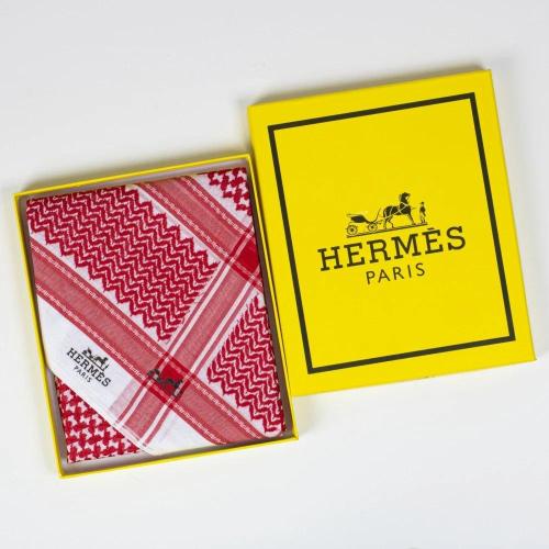 شماغ هيرمز احمر غامق