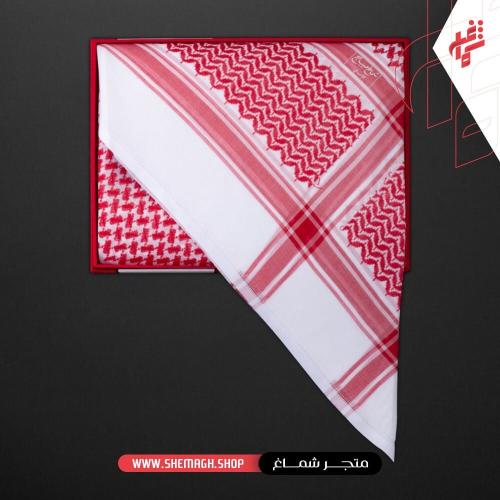 شماغ ميباج احمر غامق