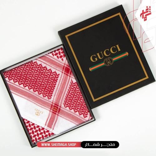 شماغ قوتشي الذهبي إنجليزي