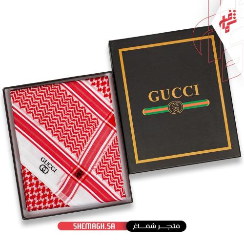 شماغ قوتشي أحمر 2025