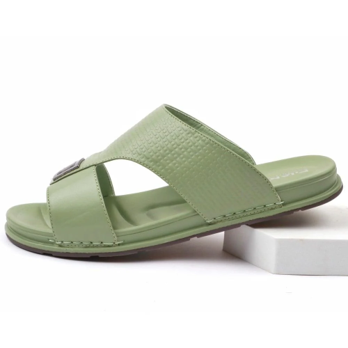 حذاء شرقي طبي مطرز اخضر