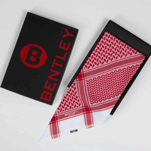 شماغ بنتلي احمر العقيق ليزر أصدار خاص 2024