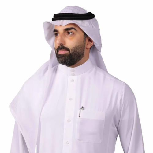 غترة بروجيه ساتو الاصلي سادة