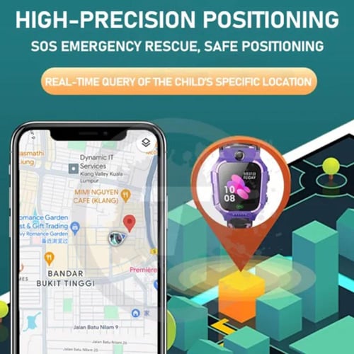 ساعة تتبع ذكية ودقيقة للأطفال (تدعم الاتصال) ضمان...