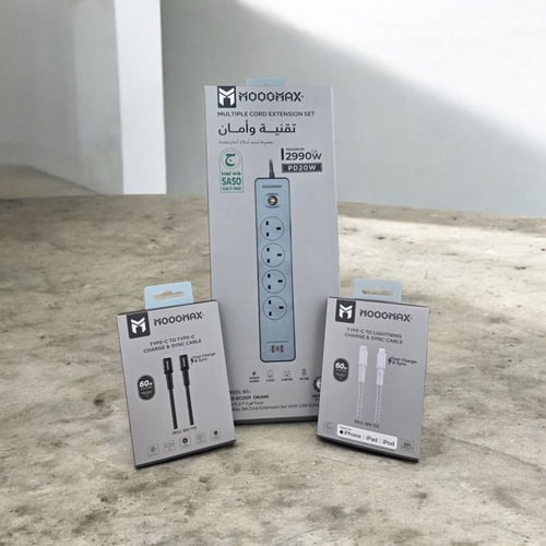 عرض منصة توصيلة 3م وسلكين TYPC الى TYPC و IPHONE